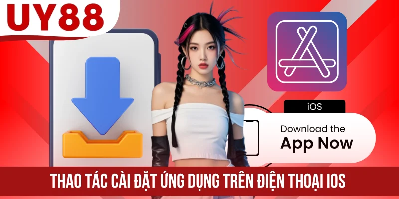 Thao tác cài đặt ứng dụng trên điện thoại iOS
