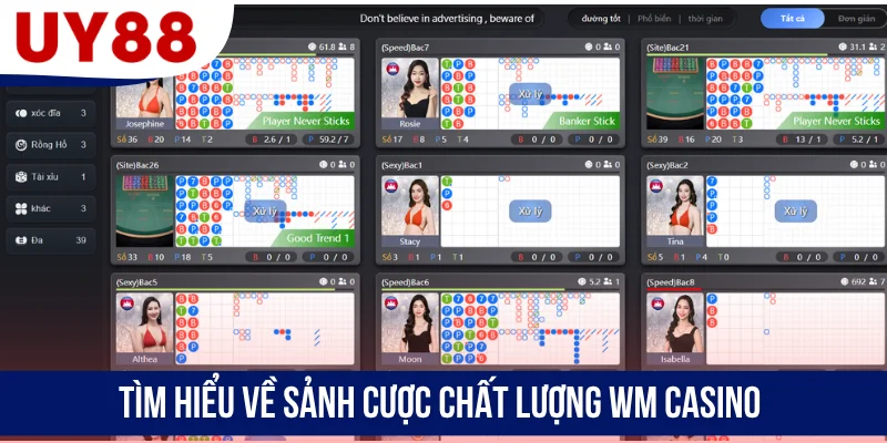 Tìm hiểu về sảnh cược chất lượng WM Casino